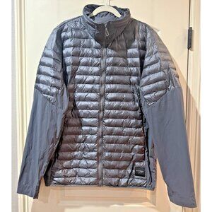 Beyond Clothing Dasche L3 Puffer Jacket Gray Primaloft Packable Men's XL Long